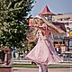 Валяное платье " Розовая принцесса". Платья. Anna Cherry   (Анна Черри). Интернет-магазин Ярмарка Мастеров.  Фото №2