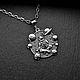 Подвеска Космонавт. Подвеска. AlexFox Jewelry. Ярмарка Мастеров.  Фото №4