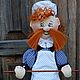 Кукла-держатель и пакетница на кухню "Поваренок". Интерьерная кукла. Ватные игрушки от Вероники Поленок 'Вероничкины детишки'. Ярмарка Мастеров.  Фото №6