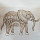 Деревянная шкатулка для хранения украшений. Индийский слон. Мини-комоды. Теперь порядок. Ярмарка Мастеров.  Фото №5