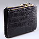 Кошелек из натуральной кожи крокодила IMA0031B45. Кошельки. CrocShop товары из экзотической кожи. Ярмарка Мастеров.  Фото №9