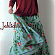 Skirt 'Magic garden'(emerald). Skirts. Jahlighta (Jahlighta). Online shopping on My Livemaster.  Фото №2