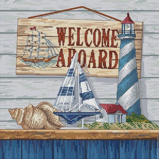 Вышивка ручной работы. Ярмарка Мастеров — ручная работа. Купить Схема для вышивания крестом 