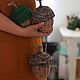 Желудь шкатулка декор детской. Декор в стиле Тильда. Happy Mama Basket. Ярмарка Мастеров.  Фото №6
