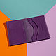 Cardholder Mini-wallet Hermes Purple. Cardholder. murzikcool. Online shopping on My Livemaster.  Фото №2