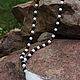  из агатов Черно-белая защита, натуральные камни. Четки. Amulet-Stone (AS). Интернет-магазин Ярмарка Мастеров.  Фото №2