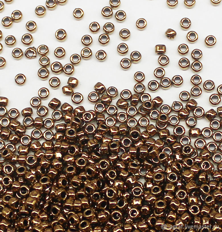 Round 15/0 TOHO 221 Bronze Toho Japanese Beads 5 g, Beads, Solikamsk,  Фото №1