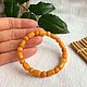 Order Bracelet from Baltic amber, antique. Mark Amberstein, sale amber products. Livemaster. . Bead bracelet Фото №3