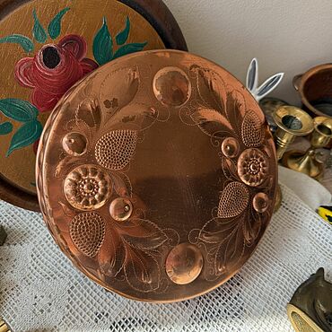 Винтаж ручной работы. Ярмарка Мастеров - ручная работа Винтаж: Медная форма. Handmade.