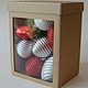 Box with side window made of cardboard, Gift wrap, Moscow,  Фото №1