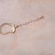 Order Key chain base made of 925 sterling silver with a chain and a carabiner. marusjy. Livemaster. . Key chain Фото №3
