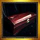 Gothic jewelry box Coffin . Coffin casket for doll, Souvenirs, Moscow,  Фото №1