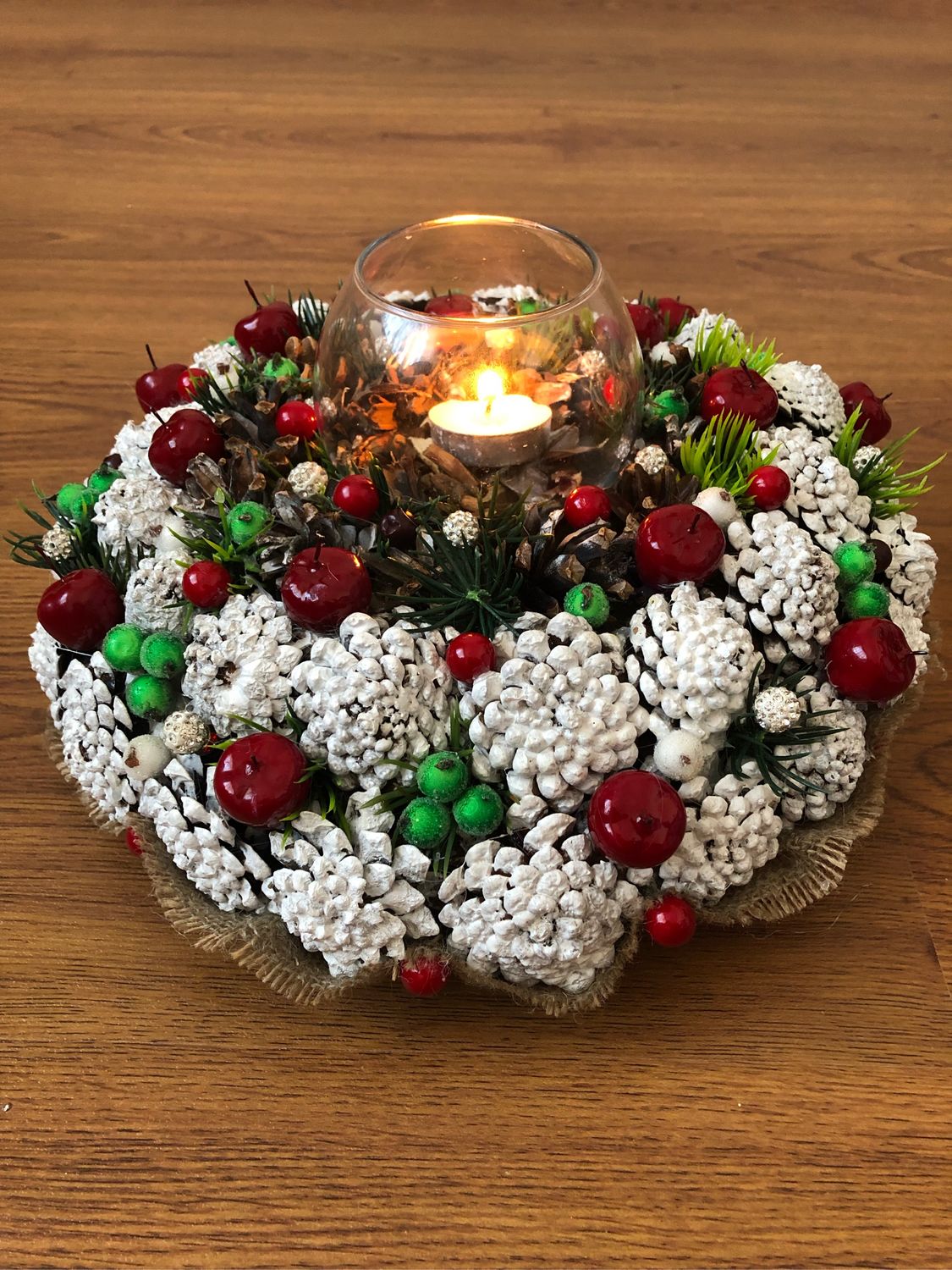 Подсвечник из бисера