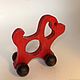A Wheelchair Dog Cherry. Rolling Toys. Shop Grizunok teether. My Livemaster. Фото №4