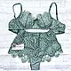 A set of Lacy lingerie Mioocchi khaki, Underwear sets, Moscow,  Фото №1