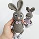 Маленькие зайки. Мягкие игрушки. ConfeiToys. Интернет-магазин Ярмарка Мастеров.  Фото №2