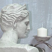 Для дома и интерьера handmade. Livemaster - original item Bust of a Greek girl made of concrete for home and garden. Handmade.