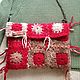 Дизайнерская сумка с подкладкой из рафии. Ручная работа. Классическая сумка. Olivia_knit. Интернет-магазин Ярмарка Мастеров.  Фото №2
