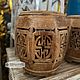 Резной круглый столик подставка 42х35х35 см. Столы. Zerkala.market. Интернет-магазин Ярмарка Мастеров.  Фото №2