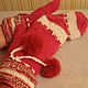 Варежки Зимняя вишня, Варежки, Новокузнецк,  Фото №1