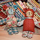 Little teddy bear made of patchwork fabrics. Toys. Cuteshop. My Livemaster. Фото №5