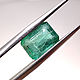2.33 ct. Изумруд октагон. Замбия + гемм. заключение. Кристаллы. Зов Камня - магазин украшений. Ярмарка Мастеров.  Фото №4