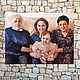  семейный портрет по фото масло холст, Картины, Солнечногорск,  Фото №1