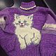 детский свитер с котенком, , Тюмень,  Фото №1