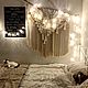 Макраме панно большое. Панно макраме. Maki Macrame. Ярмарка Мастеров.  Фото №5