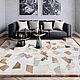  ковёр ручной работы из шкур коровы. Ковры для дома. Luxury Patchwork. Ярмарка Мастеров.  Фото №4