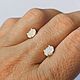 Заказать Серьги пусеты с лунным камнем. Серебро. Newstylejewelry. Ярмарка Мастеров. . Серьги классические Фото №3