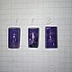 kaboshony de charoita sin sustrato, Cabochons, Alapaevsk,  Фото №1
