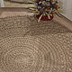 Order Carpet made of jute.'Recognition ' 130 cm. Ekostil. Livemaster. . Carpets Фото №3