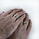 Titanium rings with yellow gold. Wedding rings. asgdesign. My Livemaster. Фото №6