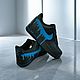 Кастомные кроссовки черные nike  AF1, унисекс, ручная роспись. Кроссовки. O-Go-Art.Кастомизация одежды и обуви. Ярмарка Мастеров.  Фото №10