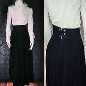 Одежда handmade. Livemaster - original item long skirt with pleats 
