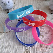 Украшения handmade. Livemaster - original item Silicone Rubber bracelets Nike Sport and Russia. Handmade.
