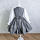 Школьное платье " La Fleur". Школьная форма. Little___dress. Ярмарка Мастеров.  Фото №7