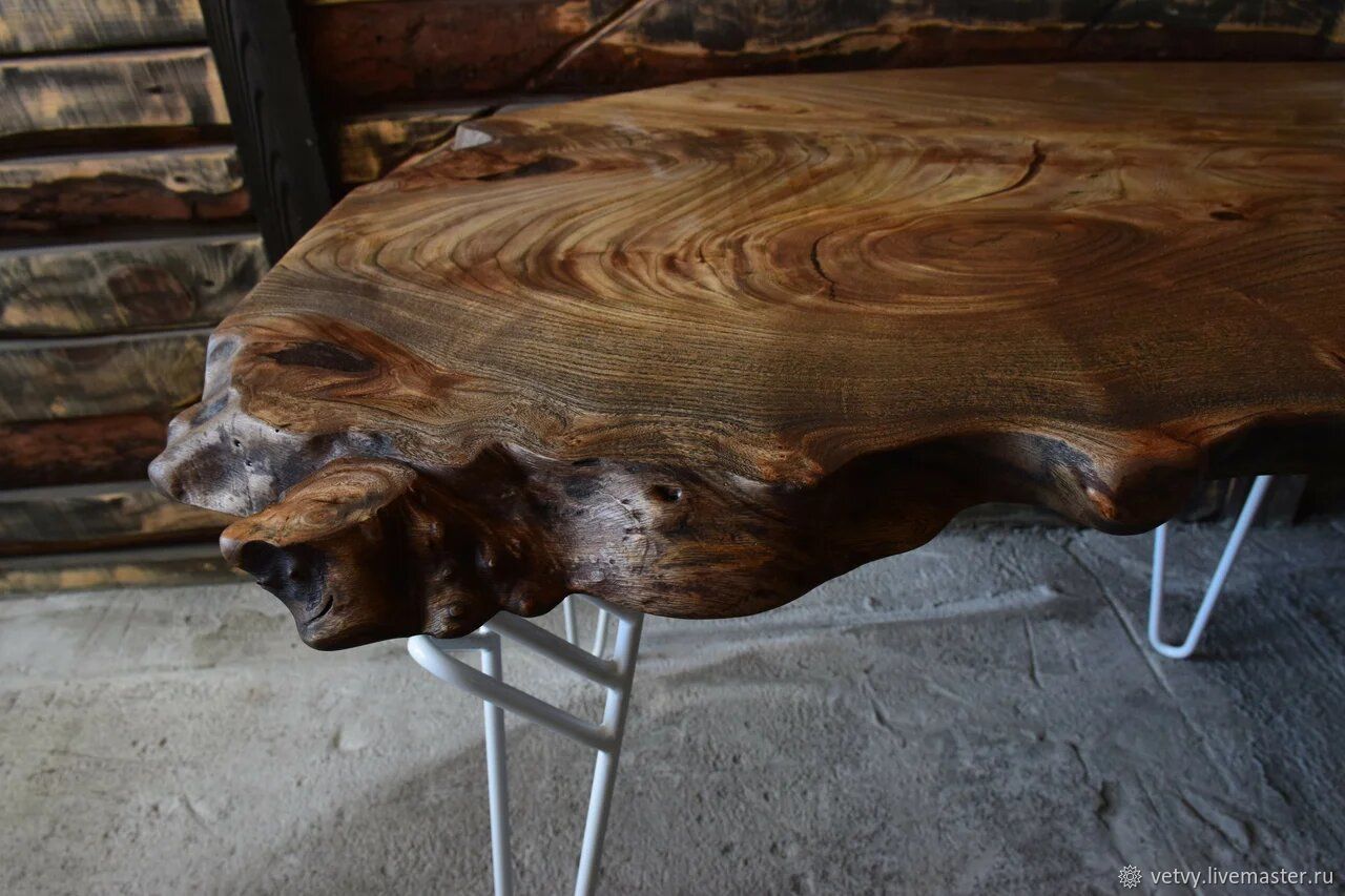 Стол из слэба карагача(горного вяза) в интернет-магазине на Ярмарке ...