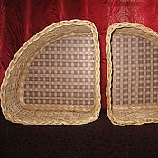 Для дома и интерьера handmade. Livemaster - original item Corner basket - box triangular woven from a vine. Handmade.
