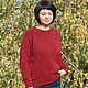 Tweed ruby sweater, Sweaters, Tambov,  Фото №1