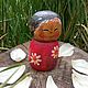Кукла японская Кокэси. Амигуруми куклы и игрушки. Мастерская 'Золотое дерево'. Ярмарка Мастеров.  Фото №8