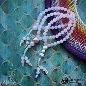 Фен-шуй и эзотерика handmade. Livemaster - original item Buddhist rosary beads made of rose quartz, 27 beads. Handmade.