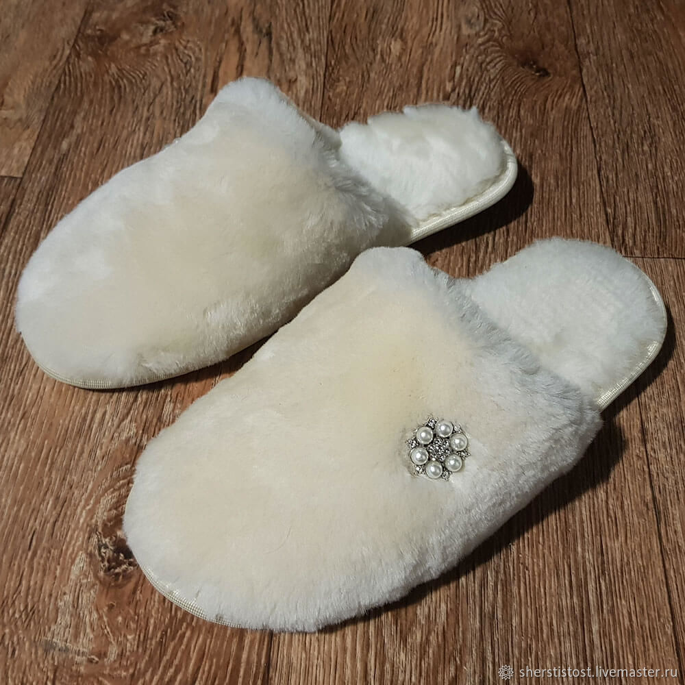 Slippers made of genuine sheepskin, Slippers, Nalchik,  Фото №1