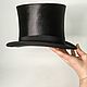 Black satin top hat 'Mod'. Cylinder. Felt Hats Shop. My Livemaster. Фото №5
