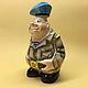 The paratrooper shtof porcelain. Professional kit. Souvenirs by profession. Veselyj farfor. My Livemaster. Фото №6