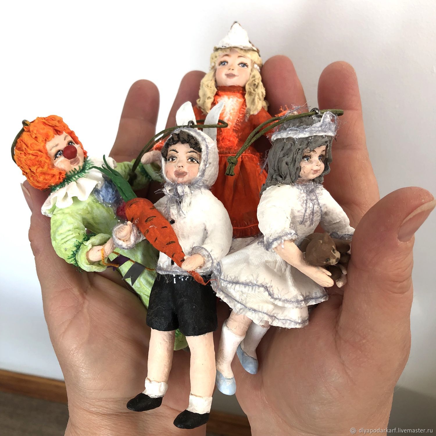 Набор ватных елочных игрушек Детки в костюмах в интернет-магазине ...