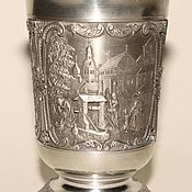 Винтаж: Винтажный немецкий Бронзовый настенный торшер - светильник. Модерн