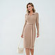 Order Alice beige dress. Designer clothing Olesya Masyutina. Livemaster. . Dresses Фото №3