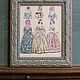 Винтаж: 1841 Paris Fashions Старинная гравюра Моды Акварель. Картины винтажные. VERY GOOD DAY. Интернет-магазин Ярмарка Мастеров.  Фото №2
